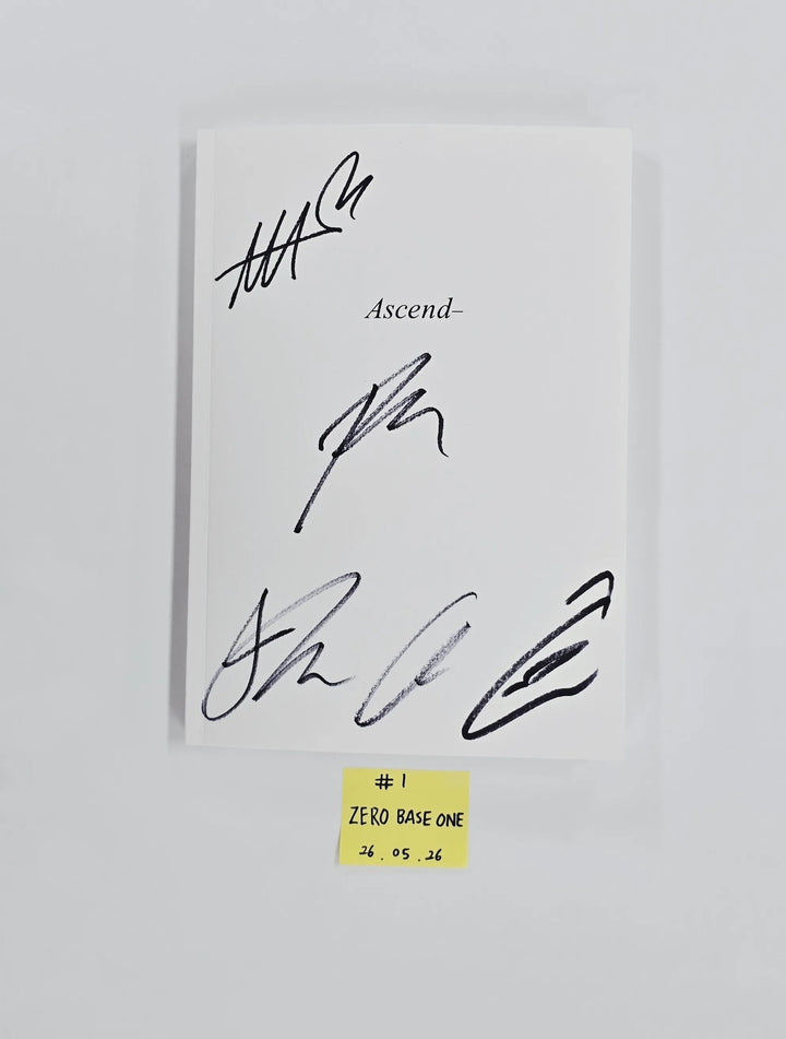 ZeroBaseOne "Ascend-" - Hand Autographed(Signed) Promo Album [26.05.26]