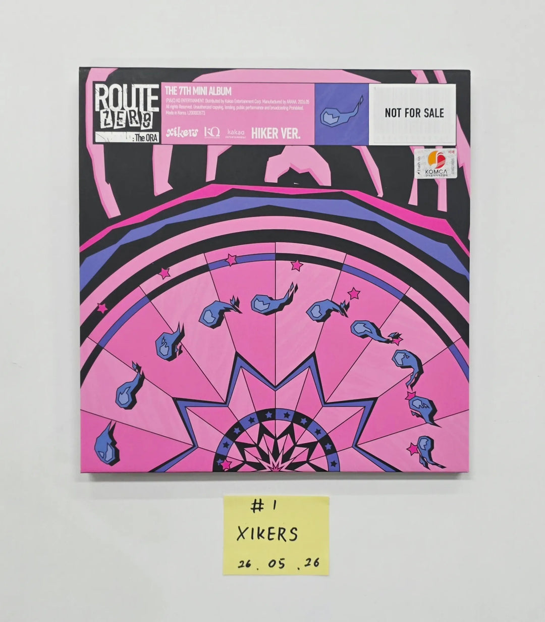 xikers "ROUTE ZERO : The ORA" - Hand Autographed(Signed) Promo Album [26.05.26]