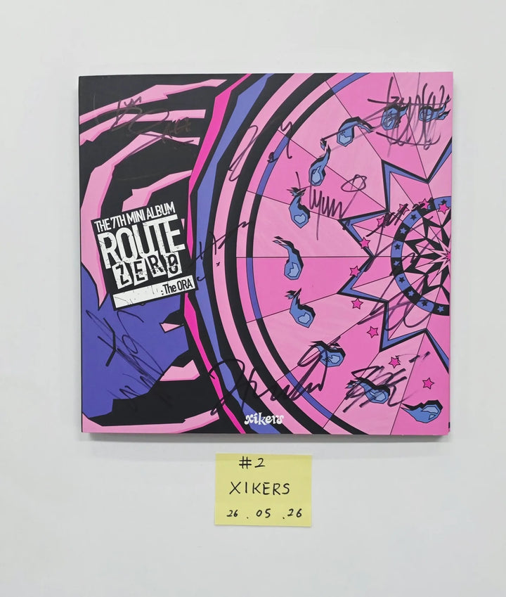 xikers "ROUTE ZERO : The ORA" - Hand Autographed(Signed) Promo Album [26.05.26]