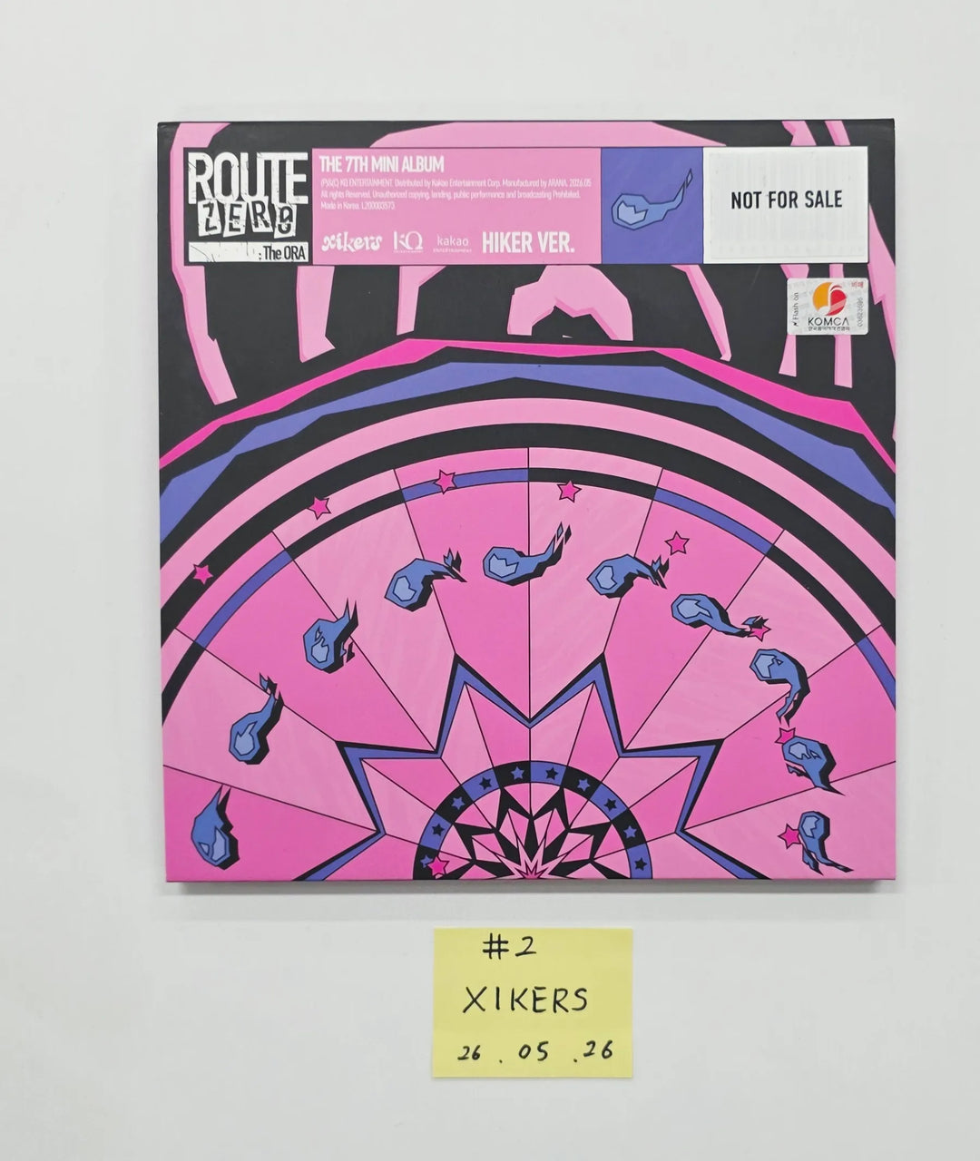 xikers "ROUTE ZERO : The ORA" - Hand Autographed(Signed) Promo Album [26.05.26]