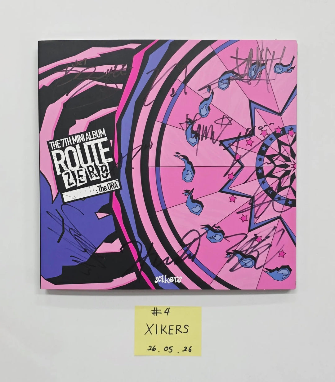 xikers "ROUTE ZERO : The ORA" - Hand Autographed(Signed) Promo Album [26.05.26]
