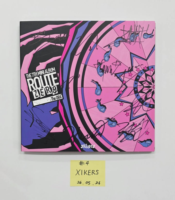 xikers "ROUTE ZERO : The ORA" - Hand Autographed(Signed) Promo Album [26.05.26]