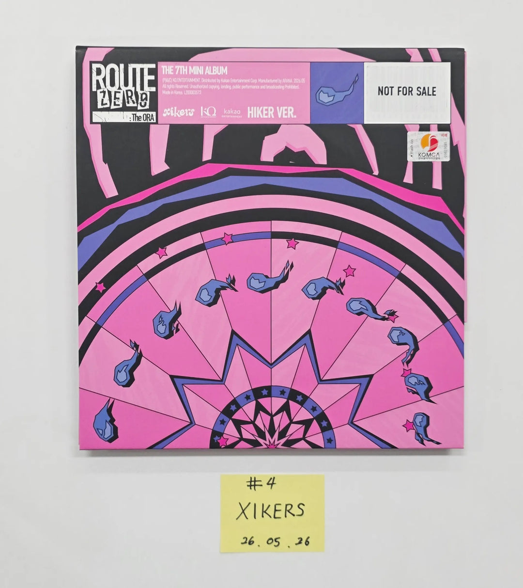 xikers "ROUTE ZERO : The ORA" - Hand Autographed(Signed) Promo Album [26.05.26]