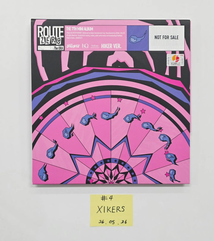 xikers "ROUTE ZERO : The ORA" - Hand Autographed(Signed) Promo Album [26.05.26]