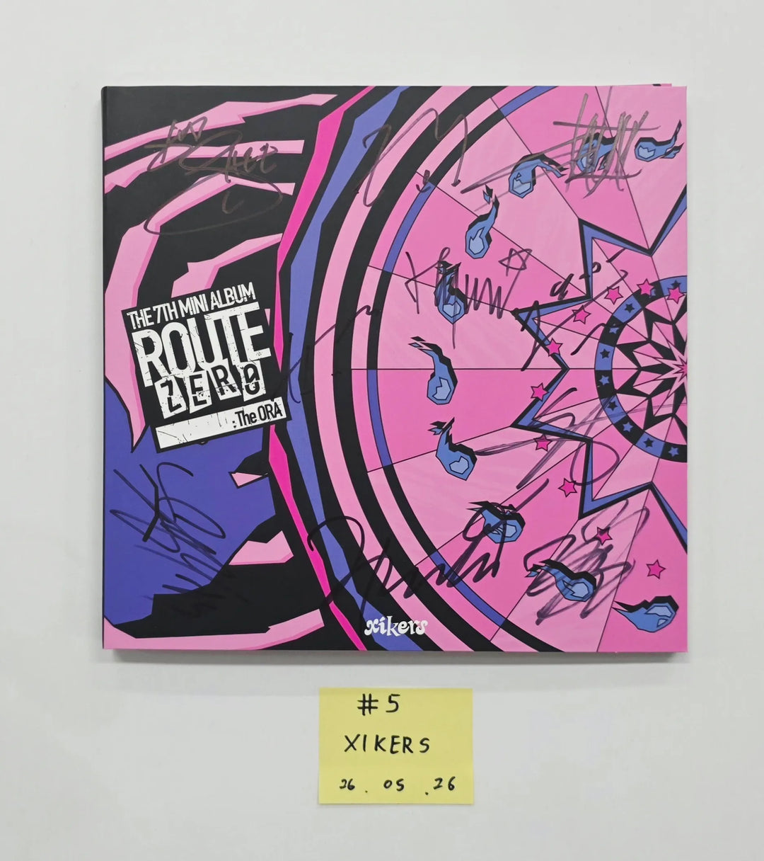 xikers "ROUTE ZERO : The ORA" - Hand Autographed(Signed) Promo Album [26.05.26]
