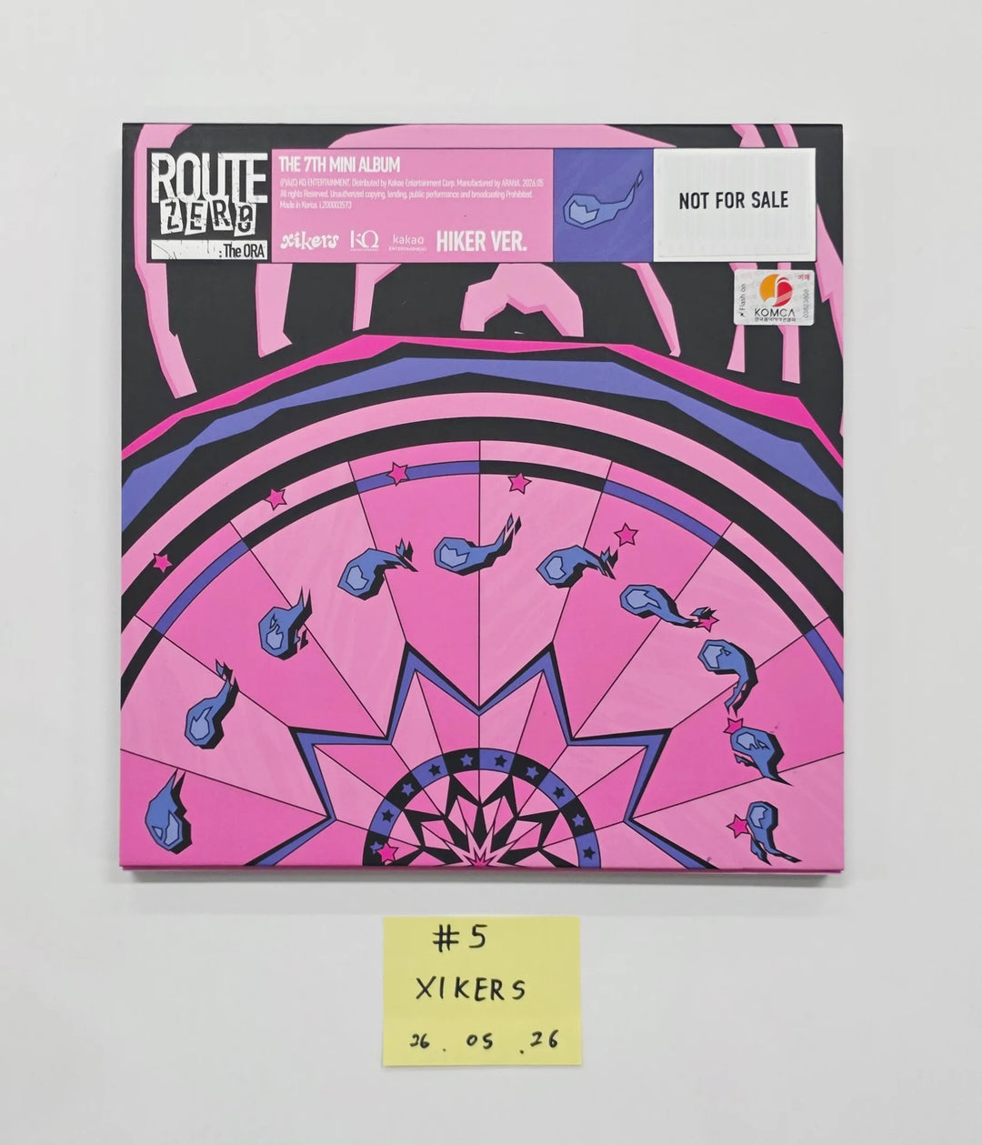 xikers "ROUTE ZERO : The ORA" - Hand Autographed(Signed) Promo Album [26.05.26]