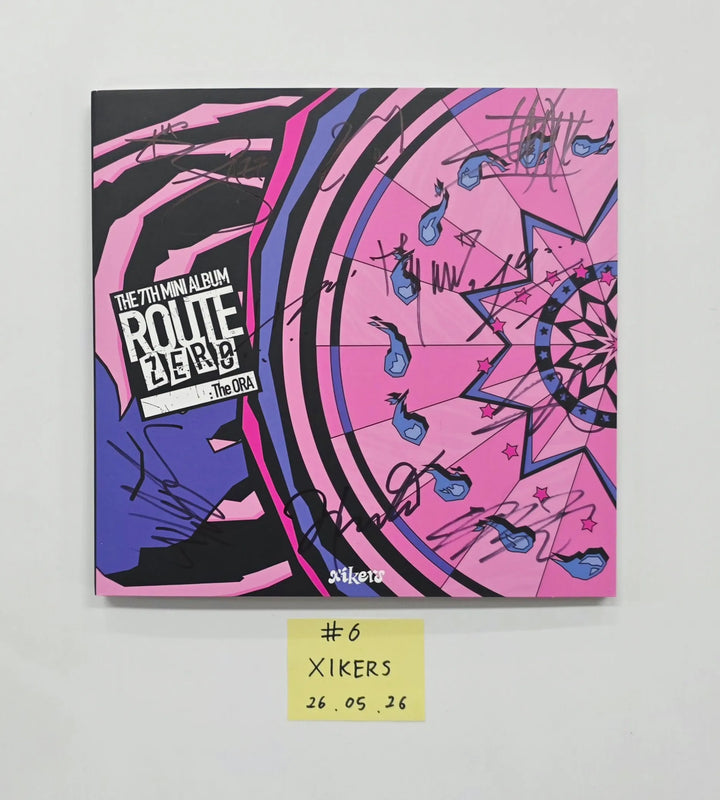 xikers "ROUTE ZERO : The ORA" - Hand Autographed(Signed) Promo Album [26.05.26]