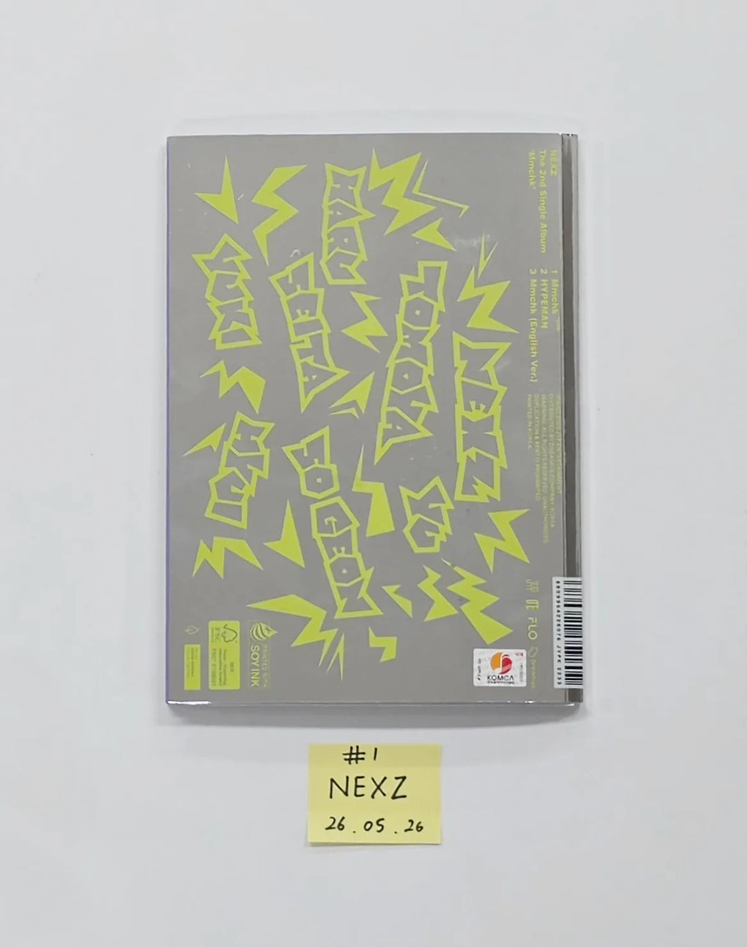 NEXZ "Mmchk" - Hand Autographed(Signed) Promo Album [26.05.26]