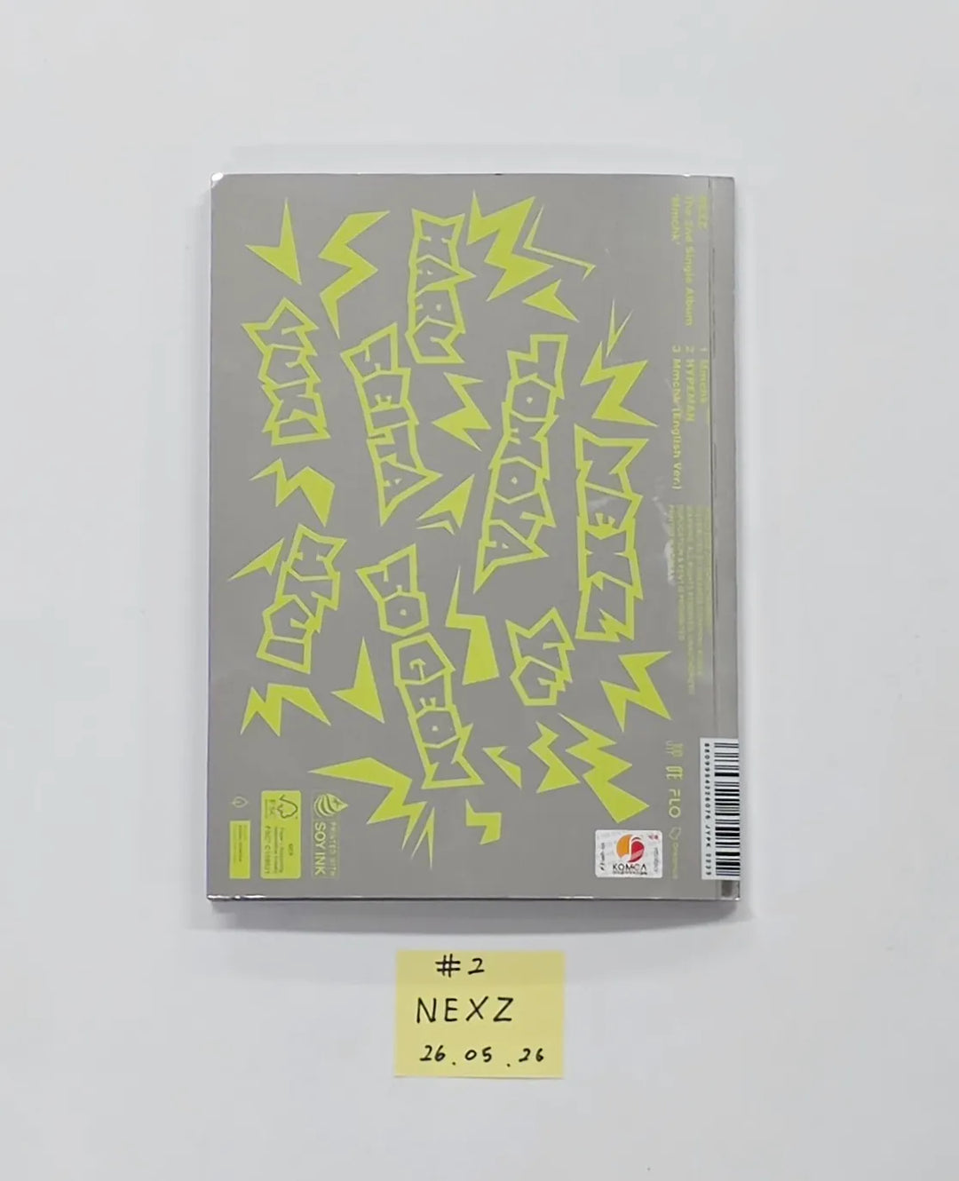 NEXZ "Mmchk" - Hand Autographed(Signed) Promo Album [26.05.26]