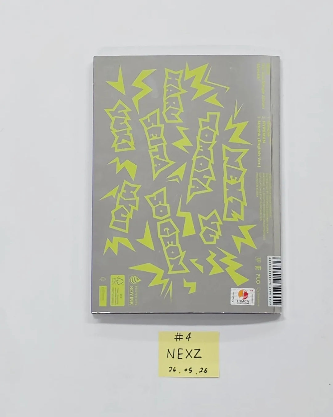 NEXZ "Mmchk" - Hand Autographed(Signed) Promo Album [26.05.26]