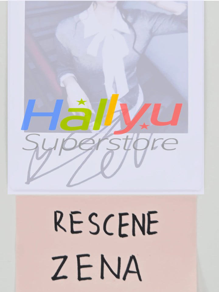 ZENA (Of RESCENE) - Hand Autographed(Signed) Polaroid [26.05.28]