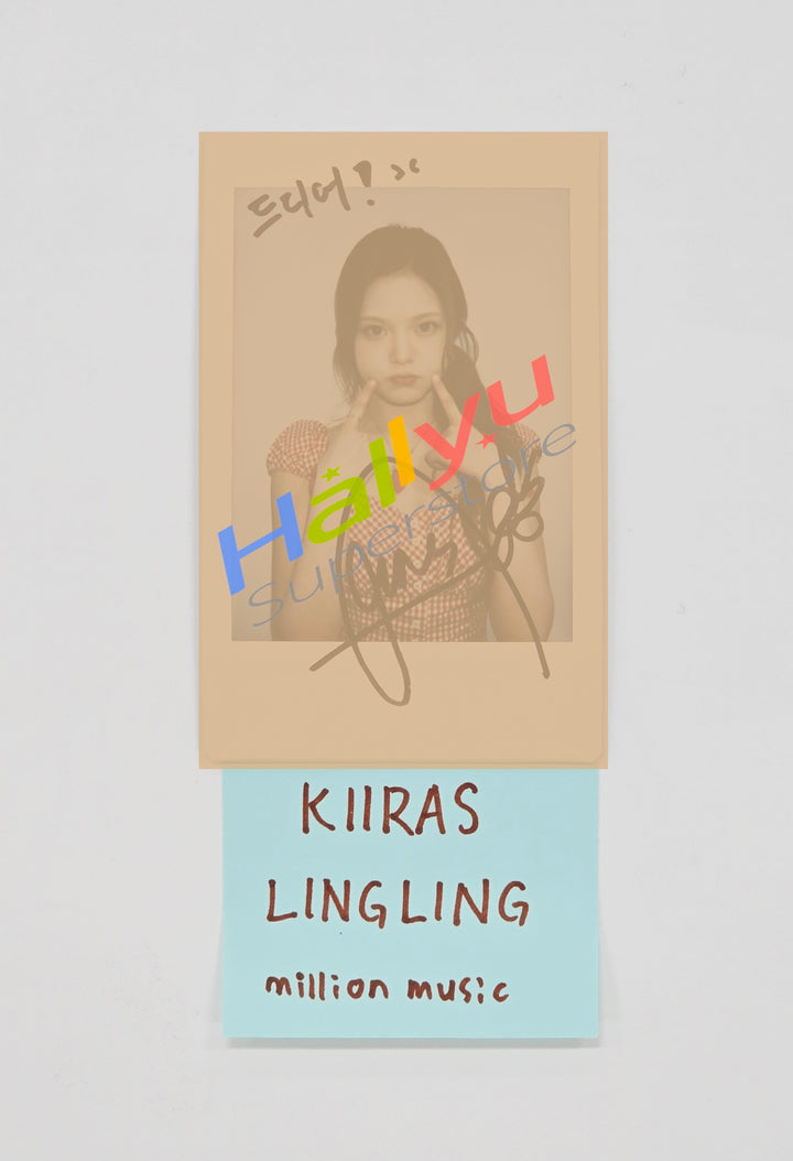 LINGLING (of KIIRAS) - Hand Autographed(Signed) Polaroid [26.05.29]