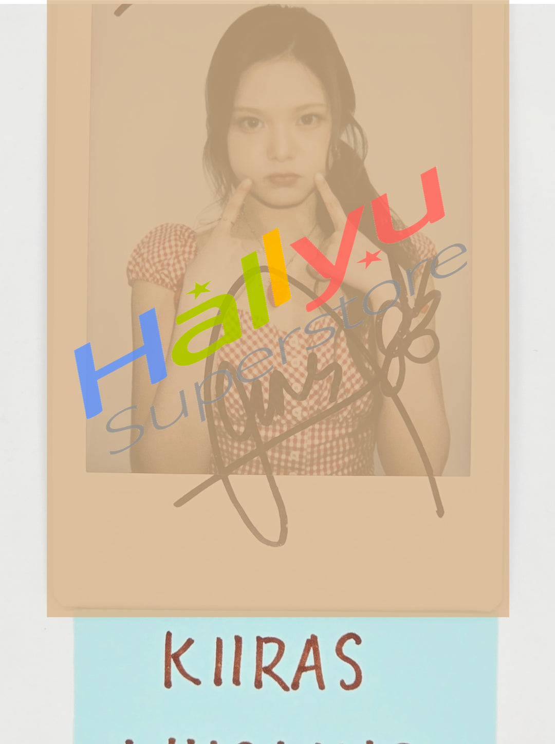 LINGLING (of KIIRAS) - Hand Autographed(Signed) Polaroid [26.05.29]