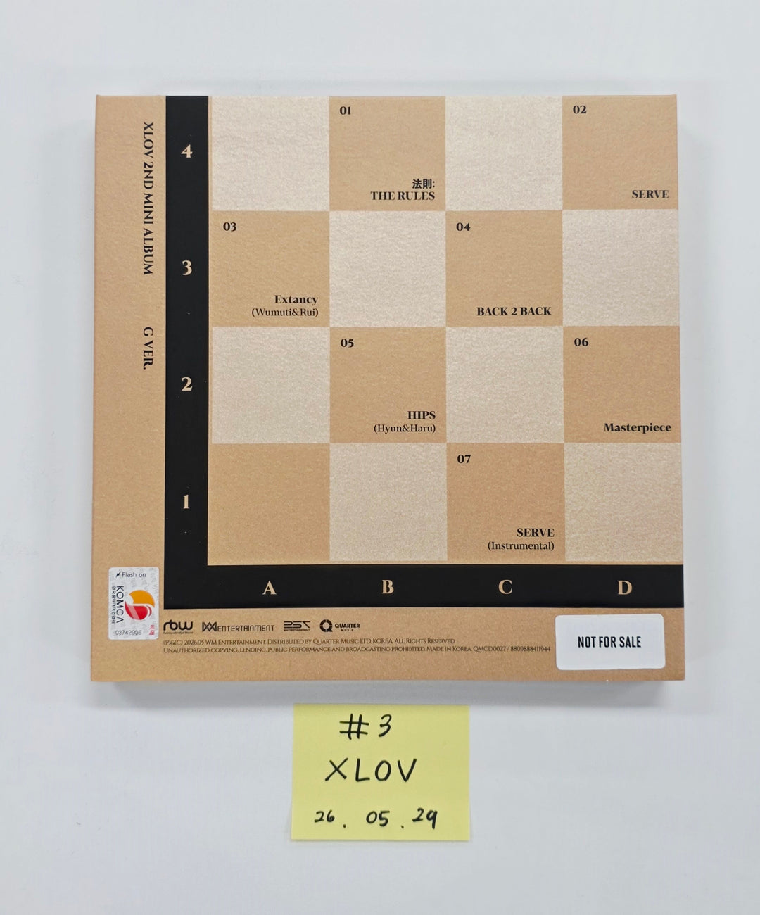 XLOV "I,God" - Hand Autographed(Signed) Promo Album [26.05.29]