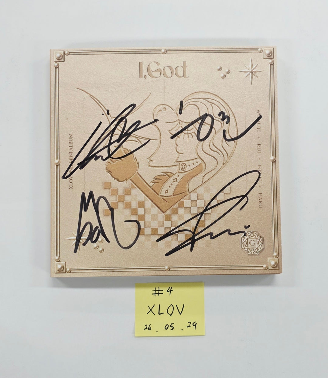 XLOV "I,God" - Hand Autographed(Signed) Promo Album [26.05.29]