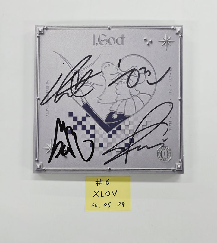 XLOV "I,God" - Hand Autographed(Signed) Promo Album [26.05.29]