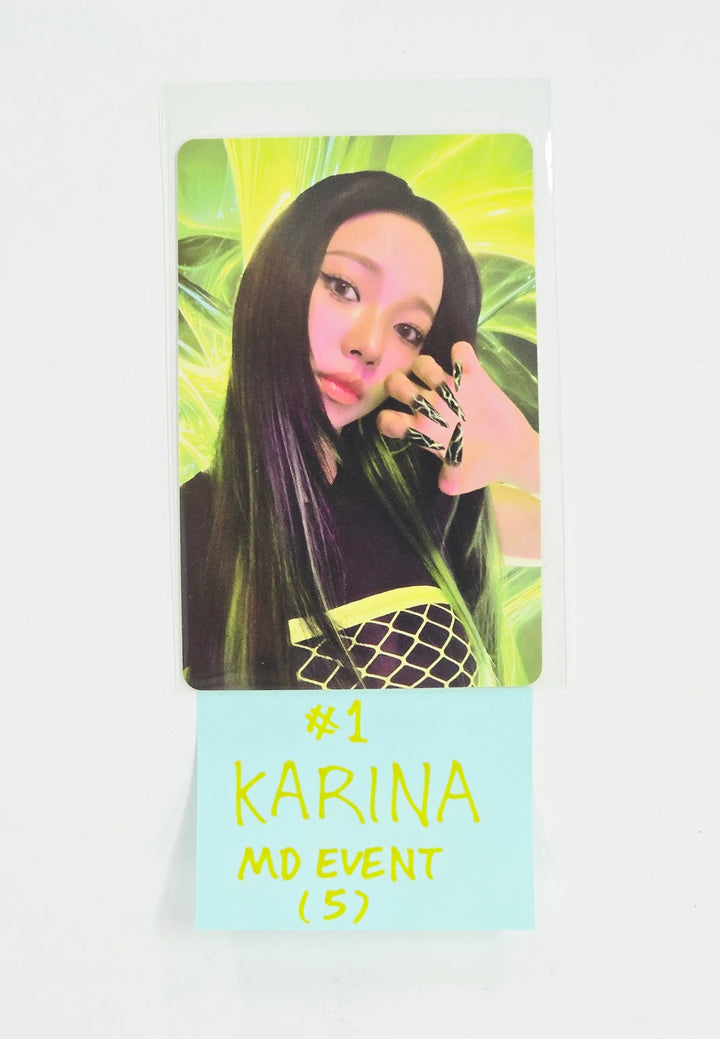 Aespa - "aespa WEEK - MAKE IT LEMONADE" POP-UP Store Official MD Event Photocard (1) [26.05.29]