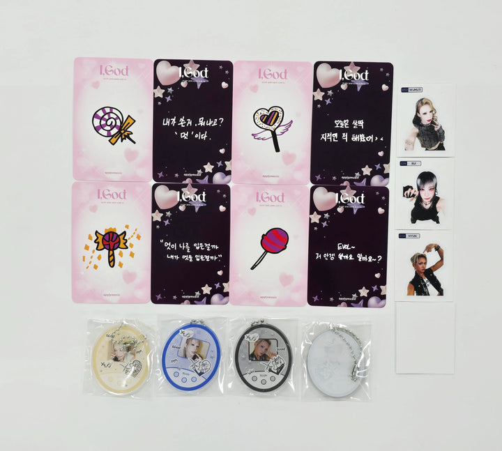 XLOV "I,God" - Apple Music Lucky Draw Event Photocard, seal sticker,  keyring [26.05.29]