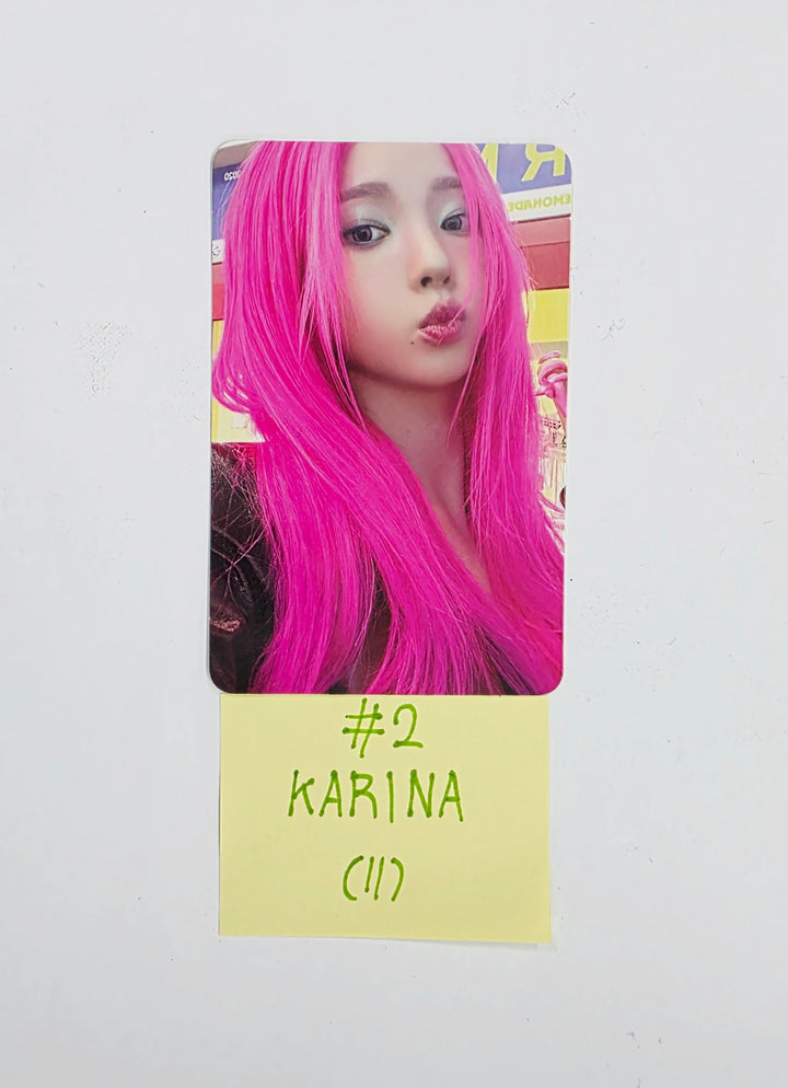Aespa - "aespa WEEK - MAKE IT LEMONADE" POP-UP Store Random Trading Photocard (LEMONADE ver.) [26.05.29]