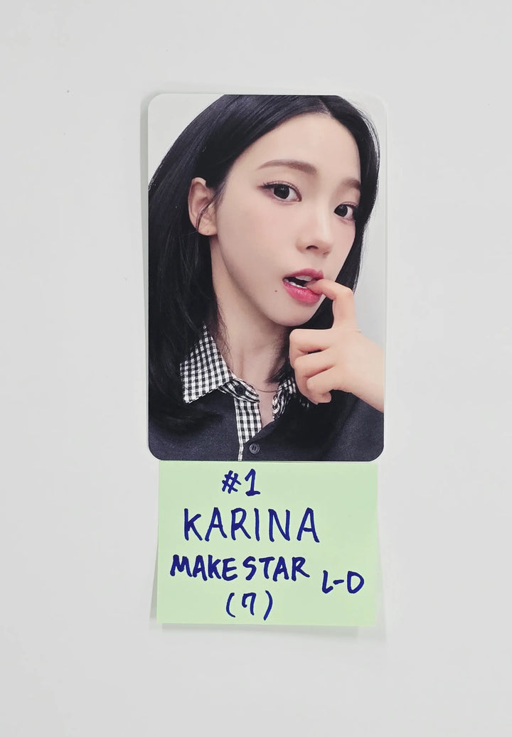 Aespa "LEMONADE" - Makestar Lucky Draw Event Photocard (MUTANT Ver.) [26.06.01]