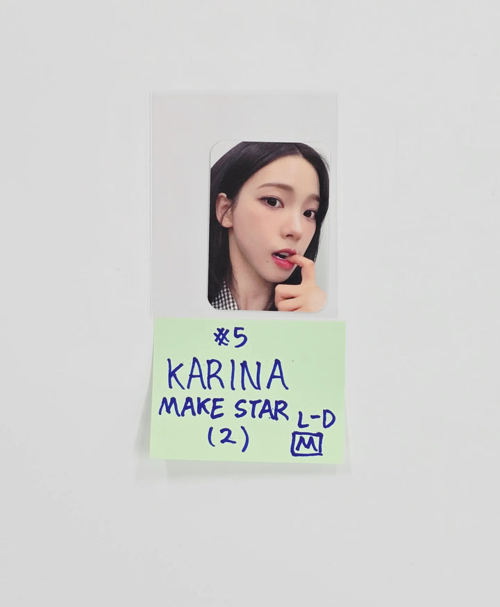 Aespa "LEMONADE" - Makestar Lucky Draw Event Photocard (MUTANT Ver.) [26.06.01]