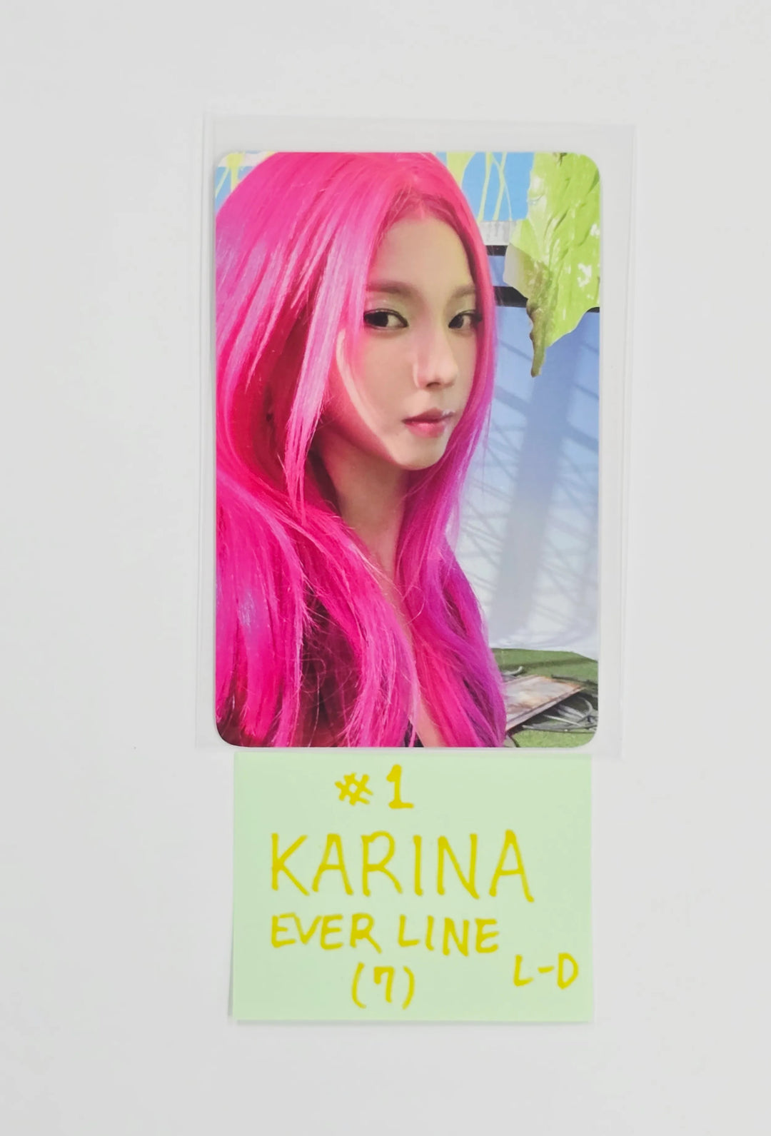 Aespa "LEMONADE"- Everline Lucky Draw Event Photocard (MUTANT Ver.) [26.06.01]