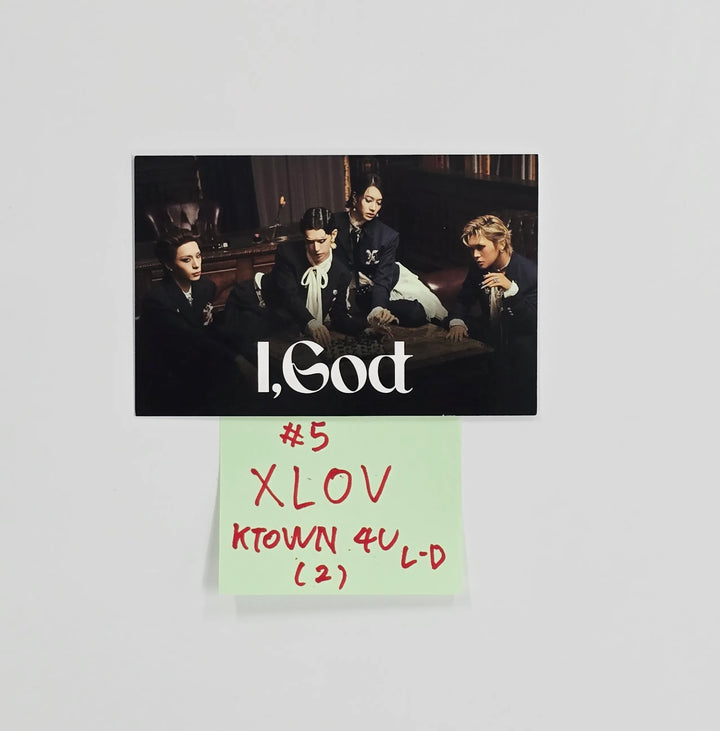 XLOV "I,God" - Ktown4U Lucky Draw Event Photocard [26.06.01]