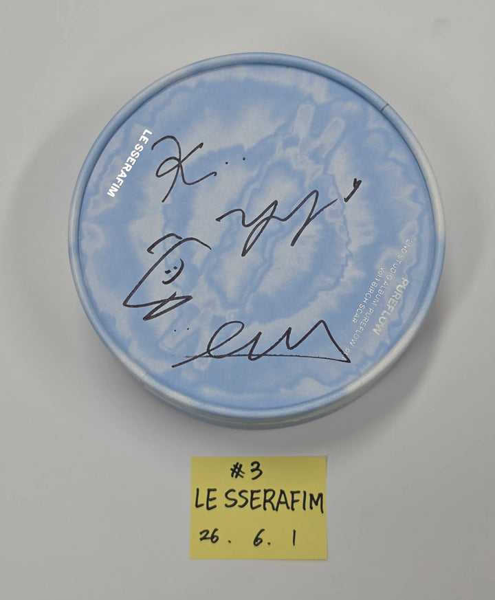 LE SSERAFIM "PUREFLOW" - Hand Autographed(Signed) Promo Album [26.06.01]
