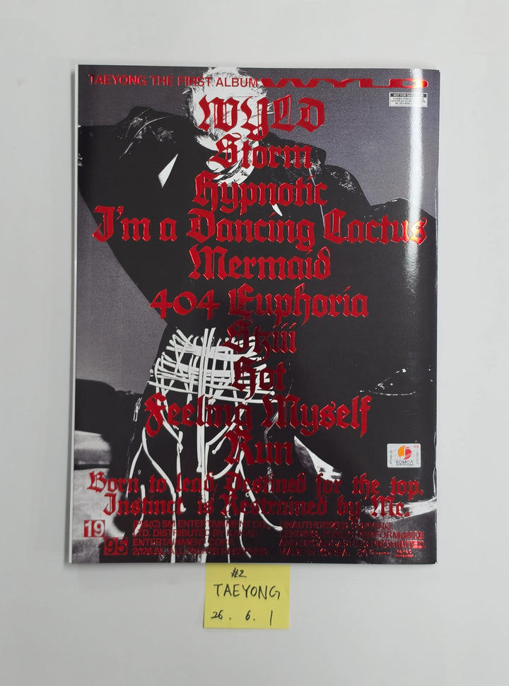 TAEYONG (of NCT 127) "WYLD" - Hand Autographed(Signed) Promo Album [26.06.01]