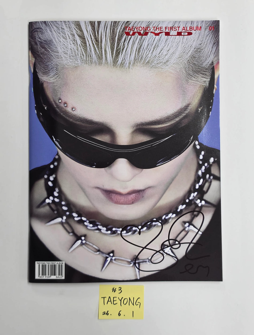 TAEYONG (of NCT 127) "WYLD" - Hand Autographed(Signed) Promo Album [26.06.01]