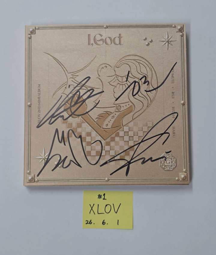 XLOV "I,God" - Hand Autographed(Signed) Promo Album [26.06.01]