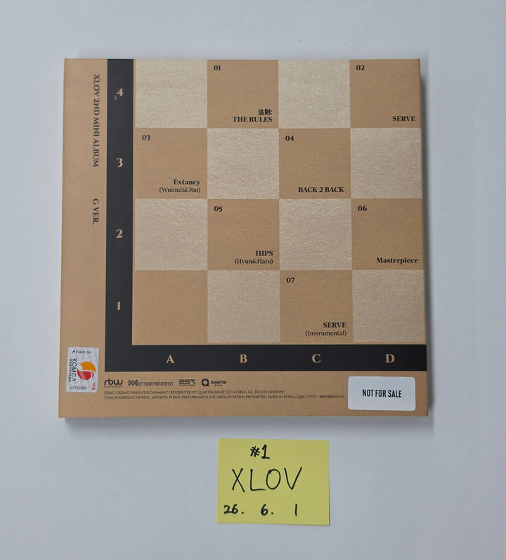 XLOV "I,God" - Hand Autographed(Signed) Promo Album [26.06.01]