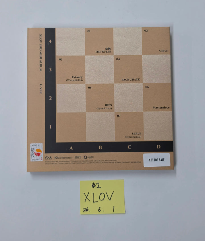 XLOV "I,God" - Hand Autographed(Signed) Promo Album [26.06.01]