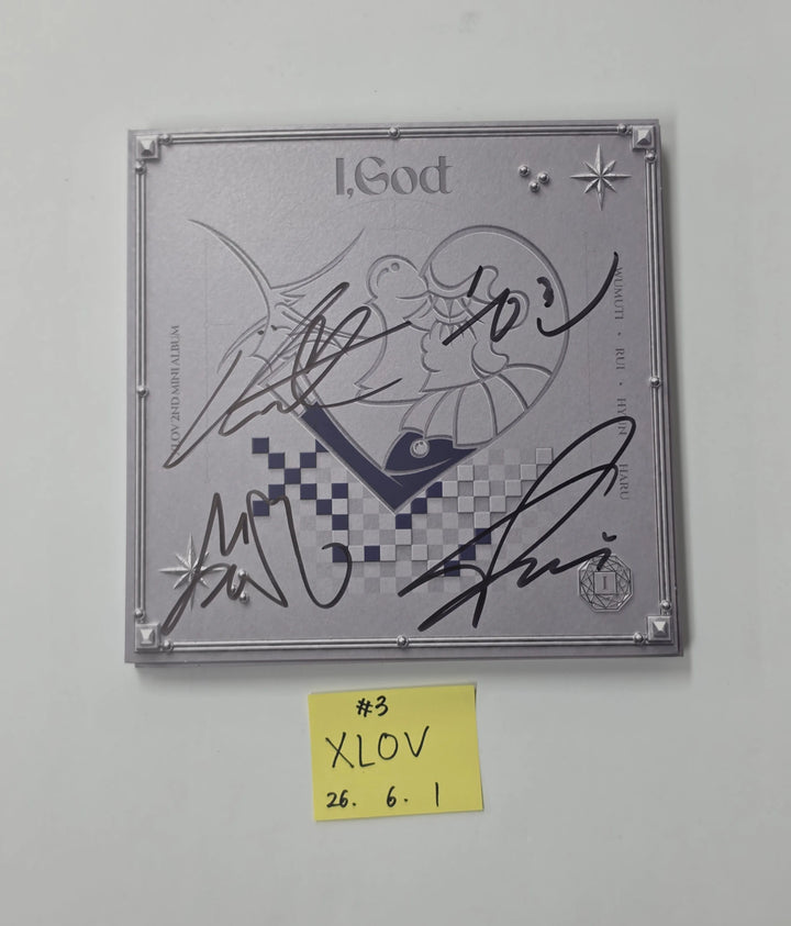 XLOV "I,God" - Hand Autographed(Signed) Promo Album [26.06.01]