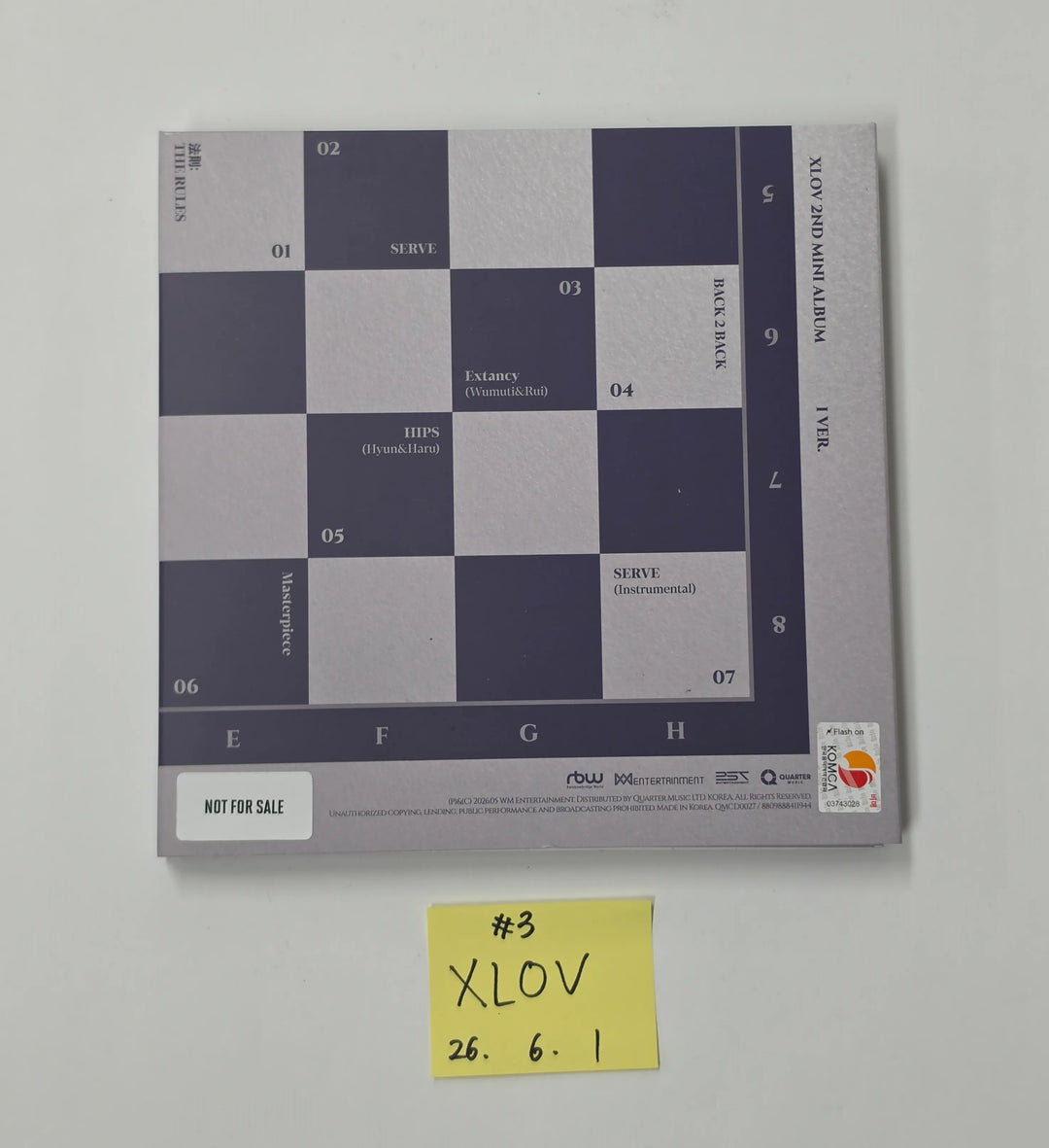 XLOV "I,God" - Hand Autographed(Signed) Promo Album [26.06.01]