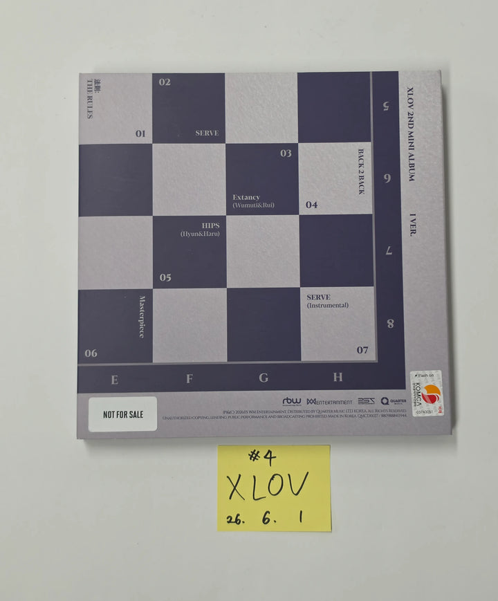 XLOV "I,God" - Hand Autographed(Signed) Promo Album [26.06.01]