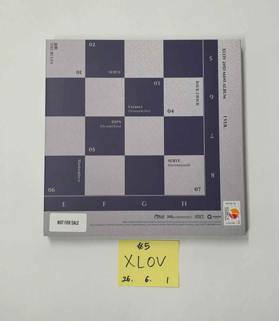 XLOV "I,God" - Hand Autographed(Signed) Promo Album [26.06.01]