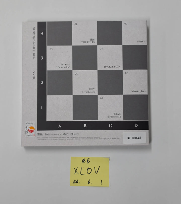 XLOV "I,God" - Hand Autographed(Signed) Promo Album [26.06.01]