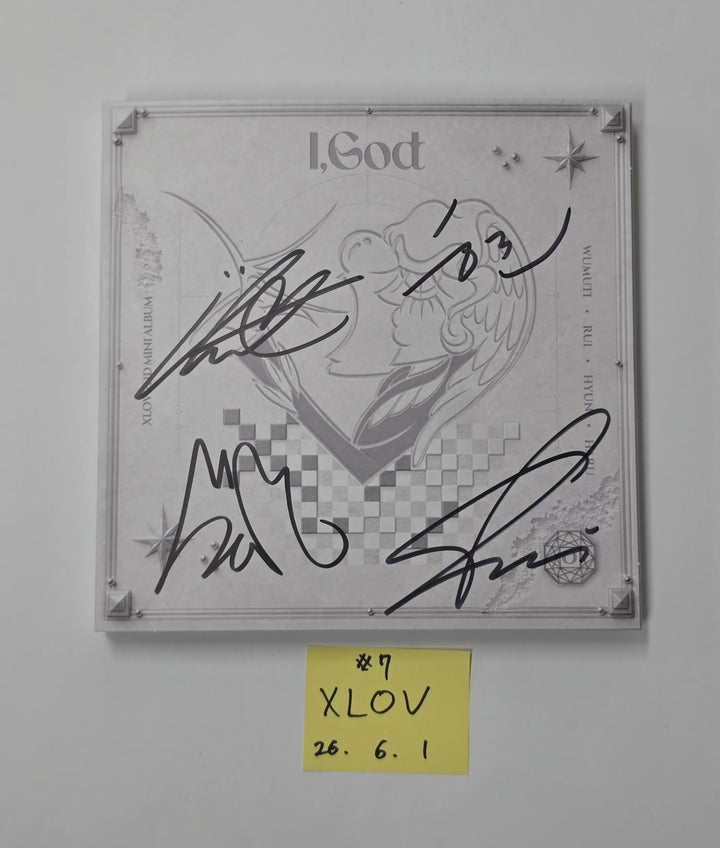 XLOV "I,God" - Hand Autographed(Signed) Promo Album [26.06.01]