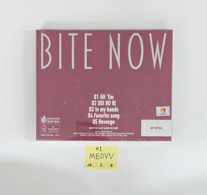 MEOVV "BITE NOW"  - Hand Autographed(Signed) Promo Album [26.06.04]