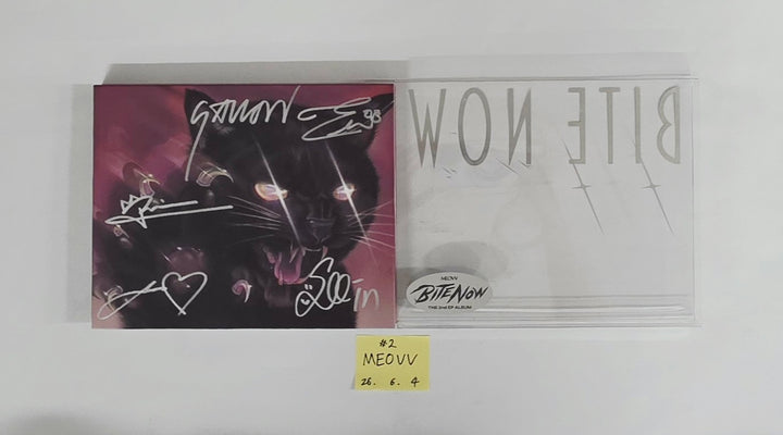 MEOVV "BITE NOW"  - Hand Autographed(Signed) Promo Album [26.06.04]