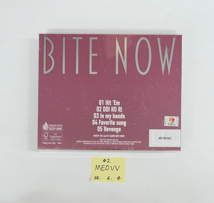 MEOVV "BITE NOW"  - Hand Autographed(Signed) Promo Album [26.06.04]