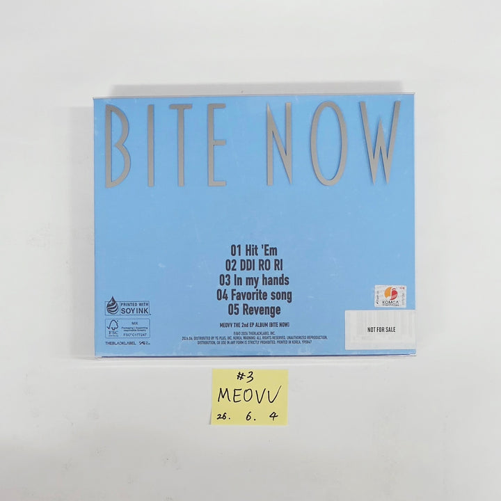 MEOVV "BITE NOW"  - Hand Autographed(Signed) Promo Album [26.06.04]