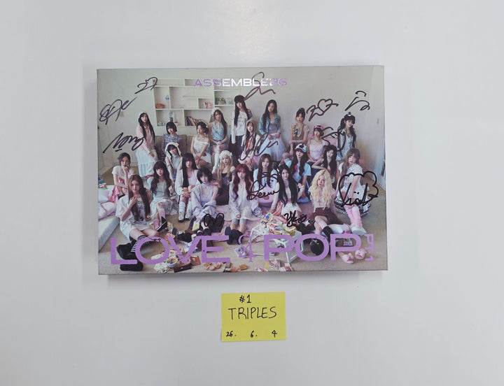 TripleS "LOVE&amp;POP pt.1" - Hand Autographed(Signed) Promo Album [26.06.04]