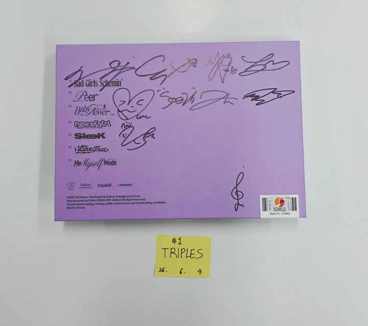 TripleS "LOVE&amp;POP pt.1" - Hand Autographed(Signed) Promo Album [26.06.04]
