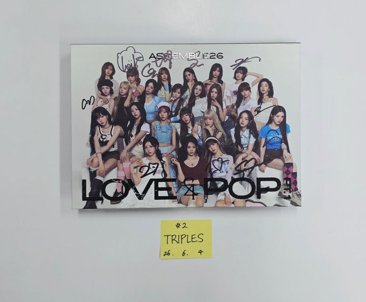 TripleS "LOVE&amp;POP pt.1" - Hand Autographed(Signed) Promo Album [26.06.04]
