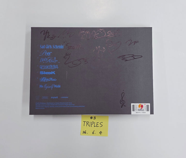 TripleS "LOVE&amp;POP pt.1" - Hand Autographed(Signed) Promo Album [26.06.04]