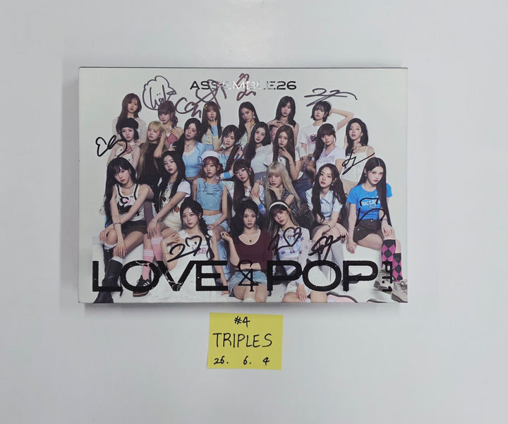 TripleS "LOVE&amp;POP pt.1" - Hand Autographed(Signed) Promo Album [26.06.04]