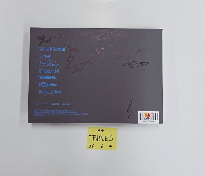 TripleS "LOVE&amp;POP pt.1" - Hand Autographed(Signed) Promo Album [26.06.04]