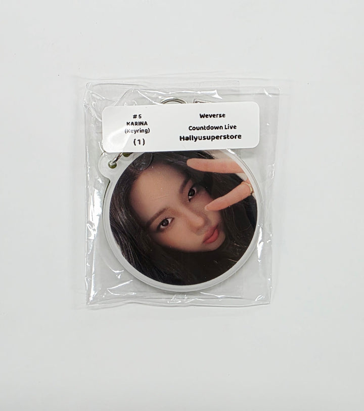 Aespa "LEMONADE" - Weverse Shop COUNTDOWNLIVE Event Photocard (ACID Ver.) [26.06.04]